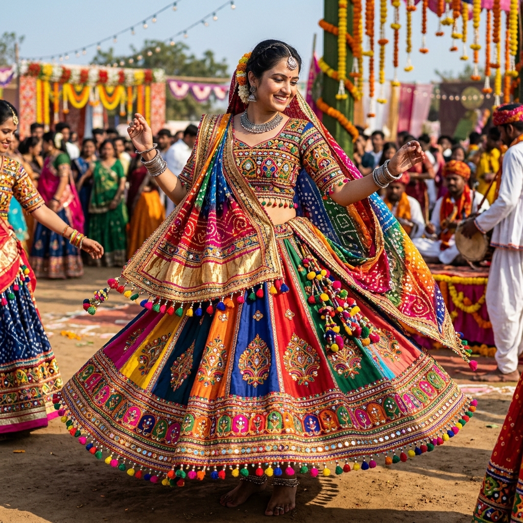Traditional Gujarati Lehenga